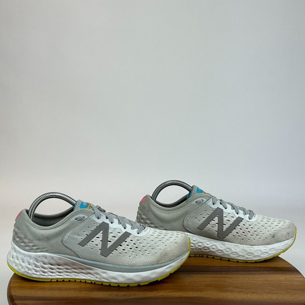Womens New Balance Fresh Foam 1080v9‎ Gray Athletic Running Shoes Size 9.5 D GUC